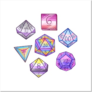 LGBTQIA+ Dice Set Posters and Art